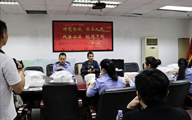 威爾電器走進福田公安分局，分享唾液式毒品檢測儀